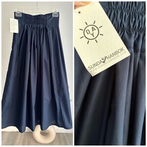 Sunday Hanbok Skirt Navy Small